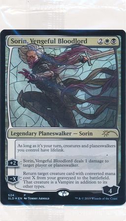 Sorin Vengeful Bloodlord FOIL Stained Glass Secret Lair Magic the Gathering
