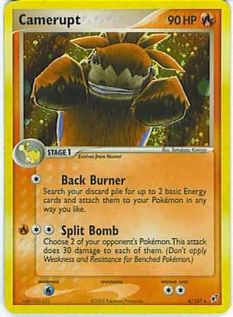 Camerupt 4 107 Holo Rare Camerupt 4 107 Holo Rare