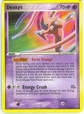 Pokemon Deoxys - 16/107 EX Deoxys Deck Exclusives Deoxys HOLO Rare