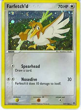 Farfetch'd - EX Emerald Pokémon card 107/106