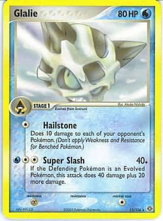 Glalie 13 106 Rare Glalie 13 106 Rare