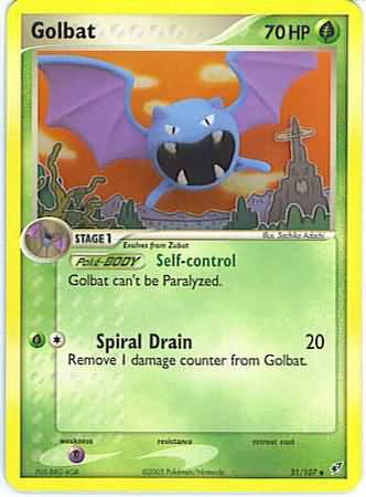 Golbat 31 107 Uncommon Ex Deoxys Singles
