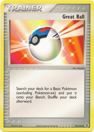 Great Ball 92 112 Uncommon Ex Fire Red Leaf Green Singles Great Ball 92 112 Uncommon Ex Fire Red Leaf Green Singles
