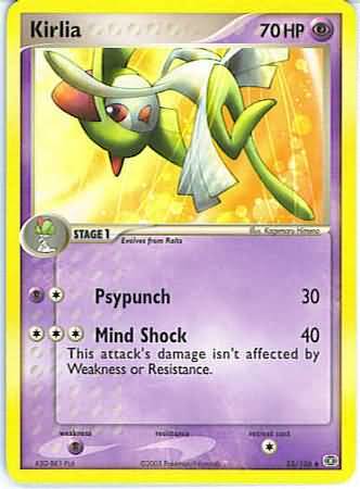 Kirlia 33 106 Uncommon Ex Emerald Singles Kirlia 33 106 Uncommon Ex Emerald Singles