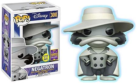 Negatron Glow in the Dark 300 POP Vinyl Figure 2017 Summer Convention Darkwing Duck Negatron Glow in the Dark 300 POP Vinyl Figure 2017 Summer Convention Darkwing Duck