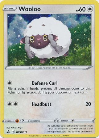 Wooloo SWSH011 Promo Pokemon Sword Shield Promos Wooloo SWSH011 Promo Pokemon Sword Shield Promos