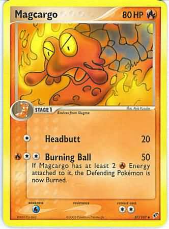 Magcargo 37 107 Uncommon Ex Deoxys Singles Magcargo 37 107 Uncommon Ex Deoxys Singles