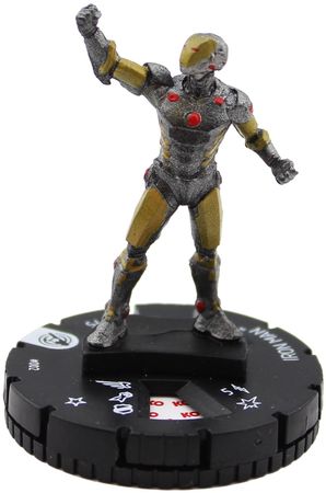 Iron Man 002  M/NM with Card Marvel Captain America and the Avengers HeroClix 