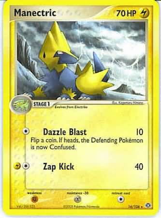 Manectric 16 106 Rare Ex Emerald Singles Manectric 16 106 Rare Ex Emerald Singles