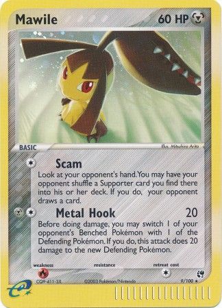 Mawile - 9/100 - Holo Rare