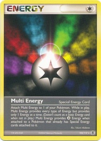 Multi Energy 103 112 Rare Ex Fire Red Leaf Green Singles Multi Energy 103 112 Rare Ex Fire Red Leaf Green Singles
