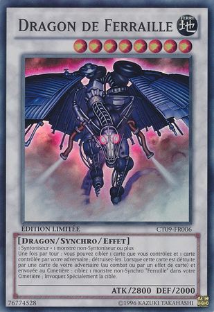 Dragon de Ferraille CT09 FR006 Super Rare French Yugioh Cards Dragon de Ferraille CT09 FR006 Super Rare French Yugioh Cards