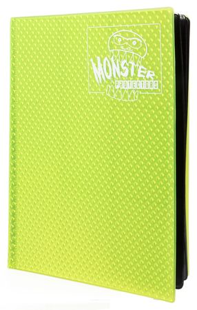 Monster Protectors Highlighter Yellow Holographic 9 Pocket Binder MON9HHY668 Binders Portfolios Monster Protectors Highlighter Yellow Holographic 9 Pocket Binder MON9HHY668 Binders Portfolios