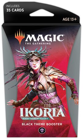 Ikoria Lair of Behemoths Black Theme Booster Pack MTG Magic The Gathering Sealed Product Ikoria Lair of Behemoths Black Theme Booster Pack MTG Magic The Gathering Sealed Product
