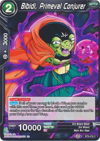 Bibidi Primeval Conjurer BT9 076 Common Universal Onslaught Singles Bibidi Primeval Conjurer BT9 076 Common Universal Onslaught Singles