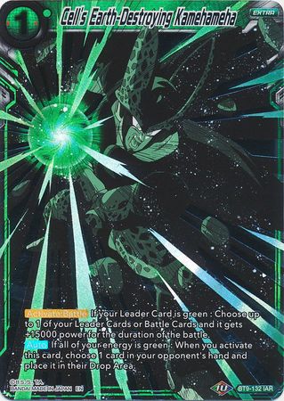 Cell s Earth Destroying Kamehameha BT9 132 Iconic Attack Rare Cell s Earth Destroying Kamehameha BT9 132 Iconic Attack Rare