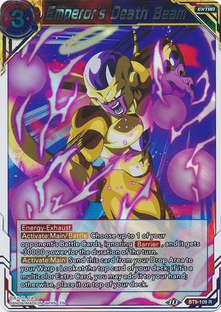 Emperor s Death Beam BT9 109 Rare Emperor s Death Beam BT9 109 Rare