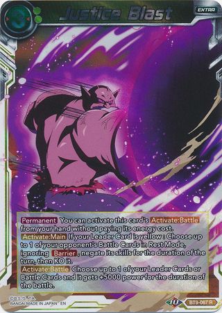 Justice Blast BT9 067 Rare Universal Onslaught Singles Justice Blast BT9 067 Rare Universal Onslaught Singles