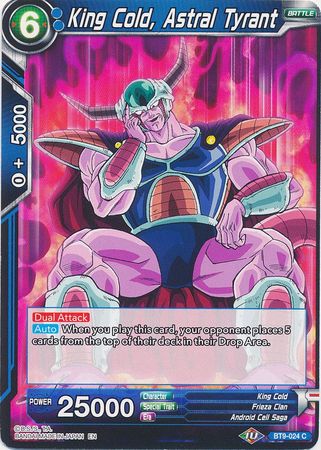 King Cold Astral Tyrant BT9 024 Common Universal Onslaught Singles King Cold Astral Tyrant BT9 024 Common Universal Onslaught Singles