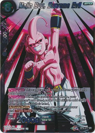 Majin Buu Supreme Evil BT9 077 Super Rare Majin Buu Supreme Evil BT9 077 Super Rare