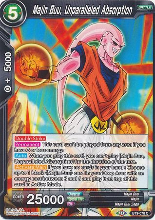 Majin Buu Unparalleled Absorption BT9 078 Common Universal Onslaught Singles Majin Buu Unparalleled Absorption BT9 078 Common Universal Onslaught Singles