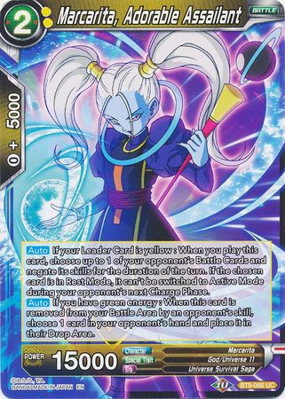 Marcarita Adorable Assailant BT9 066 Uncommon Universal Onslaught Singles Marcarita Adorable Assailant BT9 066 Uncommon Universal Onslaught Singles