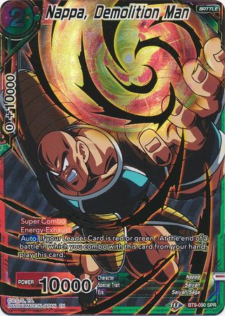 Nappa Demolition Man BT9 090 Special Rare SPR Universal Onslaught Singles Nappa Demolition Man BT9 090 Special Rare SPR Universal Onslaught Singles