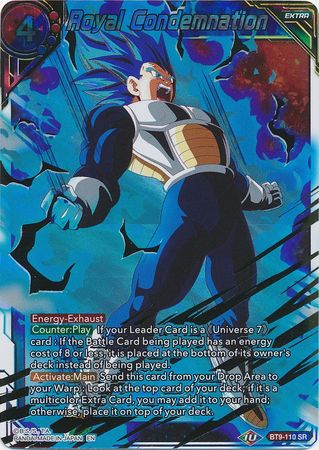 Royal Condemnation BT9 110 Super Rare Royal Condemnation BT9 110 Super Rare