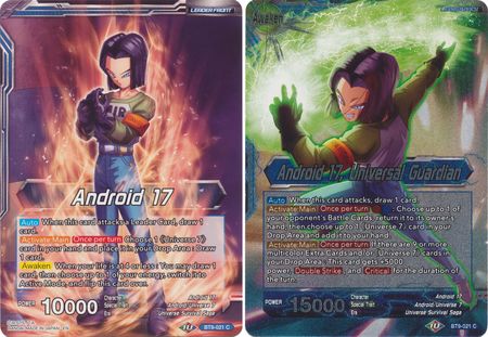 Android 17 Android 17 Universal Guardian BT9 021 Foil Common Android 17 Android 17 Universal Guardian BT9 021 Foil Common