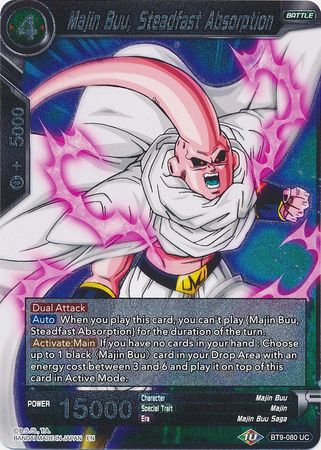Majin Buu Steadfast Absorption BT9 080 Foil Uncommon Universal Onslaught Foil Singles Majin Buu Steadfast Absorption BT9 080 Foil Uncommon Universal Onslaught Foil Singles