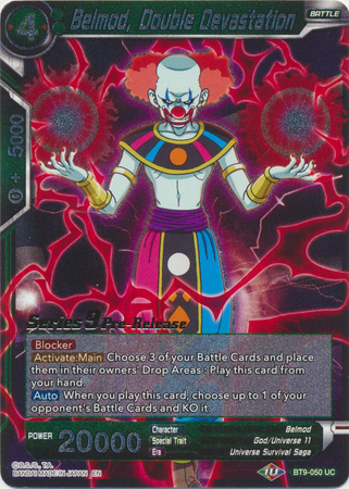 Belmod Double Devastation BT9 050 Pre Release Promo Dragon Ball Super Pre Release Promos Belmod Double Devastation BT9 050 Pre Release Promo Dragon Ball Super Pre Release Promos