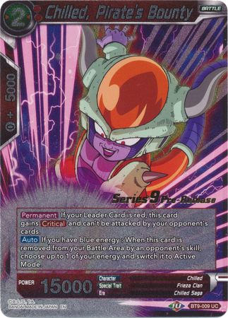 Chilled Pirate s Bounty BT9 009 Pre Release Promo Dragon Ball Super Pre Release Promos Chilled Pirate s Bounty BT9 009 Pre Release Promo Dragon Ball Super Pre Release Promos