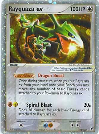 Shiny Rayquaza EX Box - Pokemon - Troll And Toad