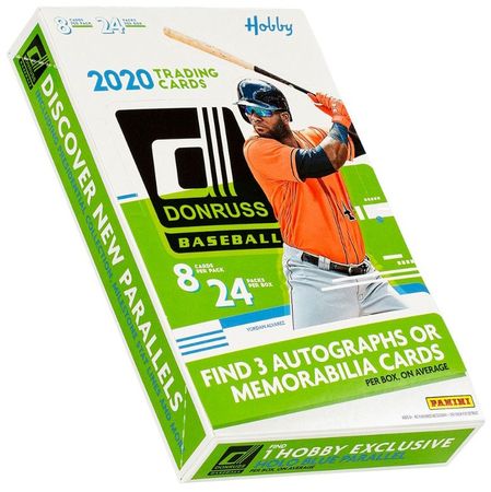 2020 Panini Donruss Baseball Hobby Box Panini 94965 Baseball Trading Card Sealed Product 2020 Panini Donruss Baseball Hobby Box Panini 94965 Baseball Trading Card Sealed Product