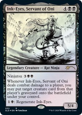 Ink Eyes Servant of Oni 033 SLD Foil Promo Secret Lair Drop Series Singles Ink Eyes Servant of Oni 033 SLD Foil Promo Secret Lair Drop Series Singles