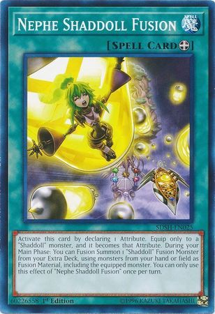 Nephe Shaddoll Fusion SDSH EN025 Common 1st Edition Nephe Shaddoll Fusion SDSH EN025 Common 1st Edition