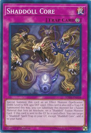 Shaddoll Core SDSH EN034 Common 1st Edition Shaddoll Core SDSH EN034 Common 1st Edition