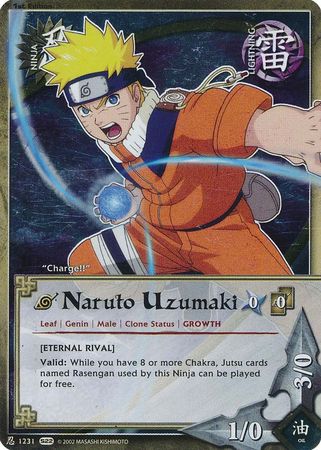 Naruto Uzumaki Eternal Rival 1231 Common Foil 1st Edition Naruto Uzumaki Eternal Rival 1231 Common Foil 1st Edition