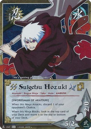 Suigetsu Hozuki 1247 Uncommon Foil 1st Edition Naruto Weapons of War Suigetsu Hozuki 1247 Uncommon Foil 1st Edition Naruto Weapons of War