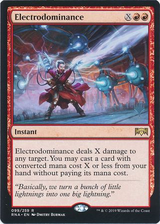 Electrodominance 099 259 Silver Stamped Ravnica Allegiance Silver Stamped Non Foil Singles Electrodominance 099 259 Silver Stamped Ravnica Allegiance Silver Stamped Non Foil Singles