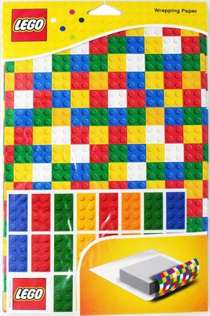 Gift Wrapping Paper Lego Bricks Design (LEGO)