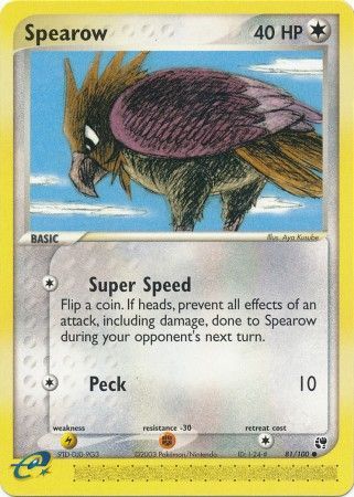Spearow 81 100 Common Spearow 81 100 Common