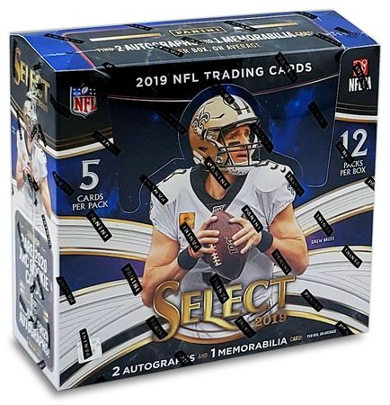 2019 Panini Select Football Hobby Box Panini 94592 Football Trading Card Sealed Product 2019 Panini Select Football Hobby Box Panini 94592 Football Trading Card Sealed Product