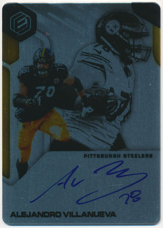 Alejandro Villanueva 2019 Elements Metal 52 149 Auto Autograph 21112 Alejandro Villanueva 2019 Elements Metal 52 149 Auto Autograph 21112