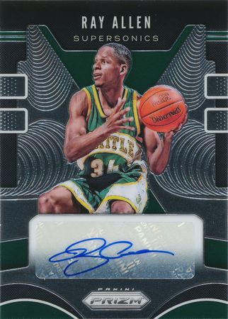 Ray Allen 2019 20 Prizm Auto Autograph SG RAL Ray Allen 2019 20 Prizm Auto Autograph SG RAL
