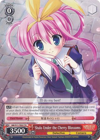 Shalo Under the Cherry Blossoms MK S11 TE03 Trial Deck TD Shalo Under the Cherry Blossoms MK S11 TE03 Trial Deck TD