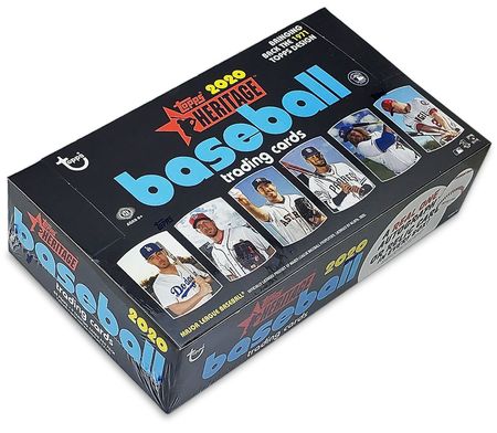 2020 Topps Heritage Baseball Hobby Box Topps 08642 2020 Topps Heritage Baseball Hobby Box Topps 08642