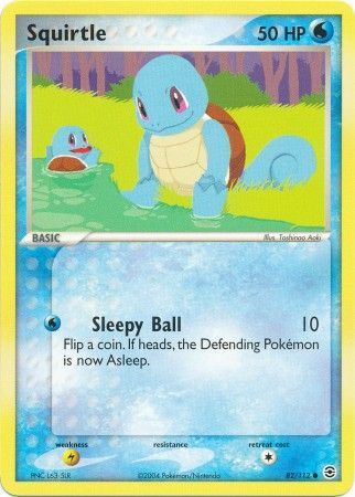 Squirtle 82 112 Common Ex Fire Red Leaf Green Singles Squirtle 82 112 Common Ex Fire Red Leaf Green Singles