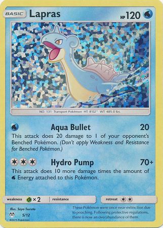 Lapras 5 12 McDonald s Holo Promo Lapras 5 12 McDonald s Holo Promo