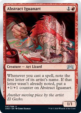 Abstract Iguanart 047 096 Unsanctioned Singles Abstract Iguanart 047 096 Unsanctioned Singles